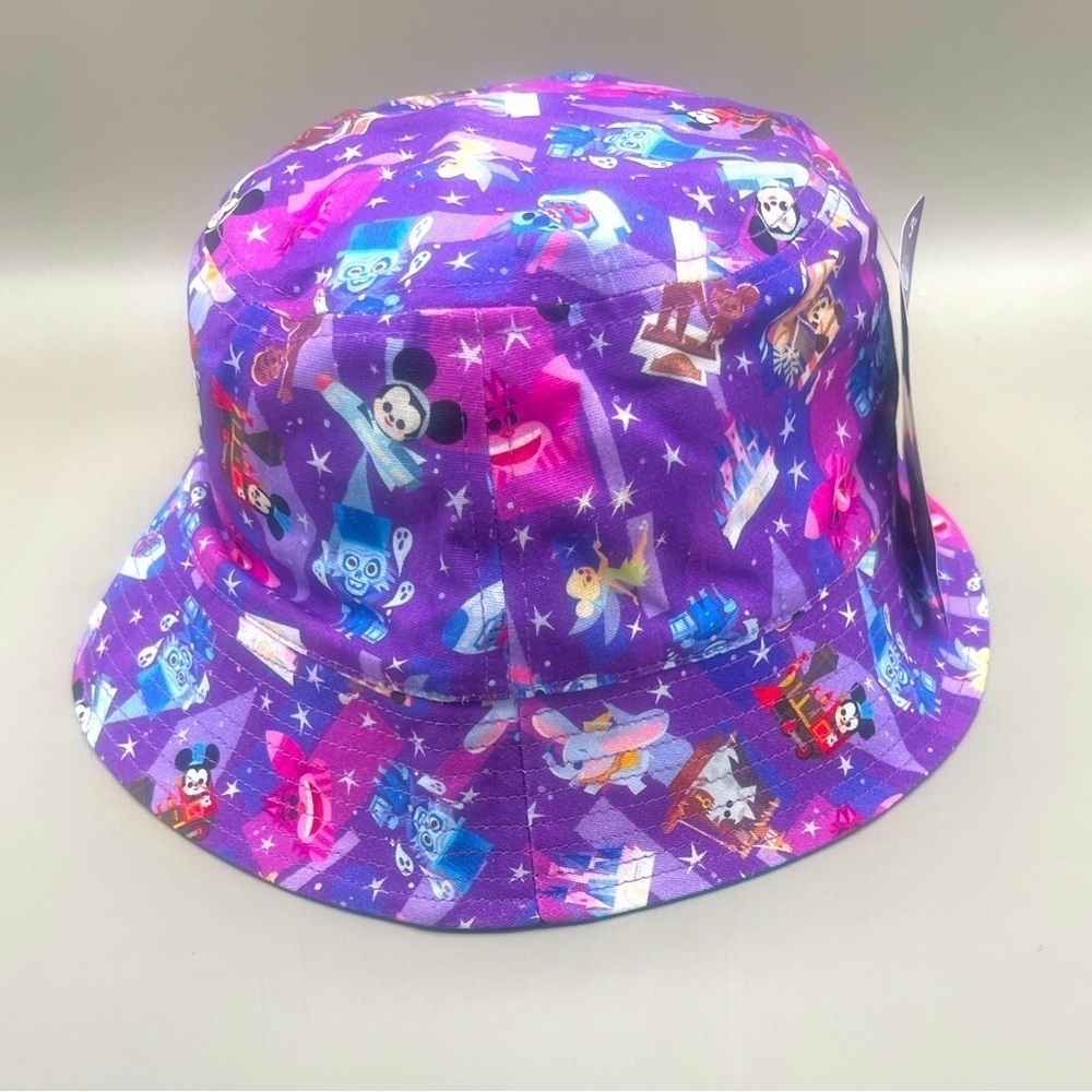 Disney Parks Joey Chou Adult Reversible 2 in 1 Bucket Hat Mickey, Dumbo & Others - Picture 4 of 13